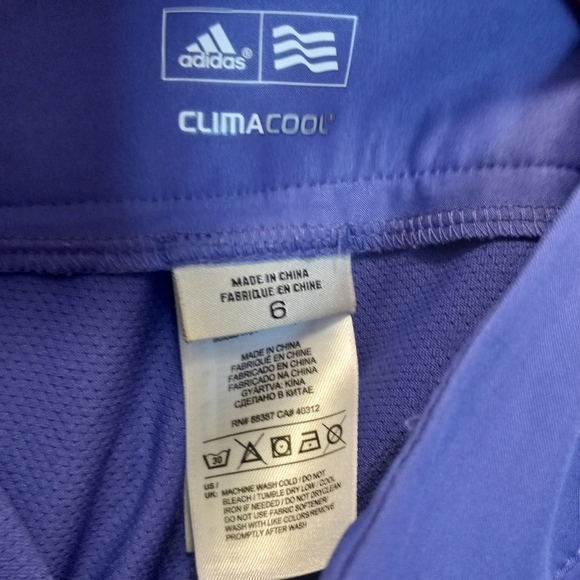 Adidas Purple Skort Size 6 - Picture 2 of 4